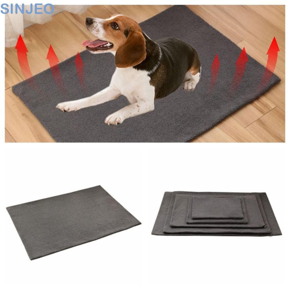 Tapete Para Animais De Estimação Com Autoaquecimento SINJEO , Almofada Térmica Lavável E Antiderrapante Gatos , Cobertor