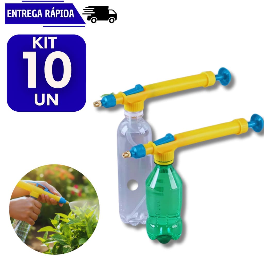Kits 10/8/5/2 Pulverizadores Spray Manual Multiuso Ideal Casa Jardim Borrifador Limpeza Pulverizador Jardinagem Regar
