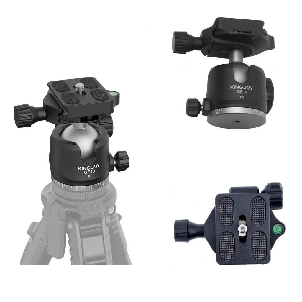 Cabeça Ball Head Profissional  Para Tripé Rotação 360 Com Carga De Até 3kg