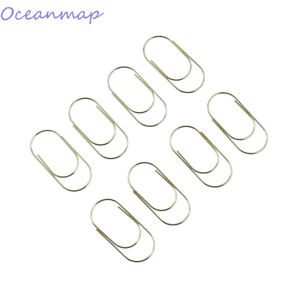 OCEANMAP 10 Peças De Clipes De Papel De Tamanho Grande , Grandes E Largos Duráveis De 50mm , Clipe Fotográfico Kawaii Em