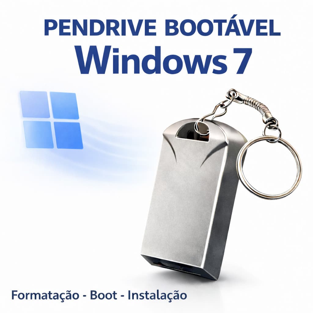 Pendrive Bootável Windows 7 para Formatação e Instalação de Programas