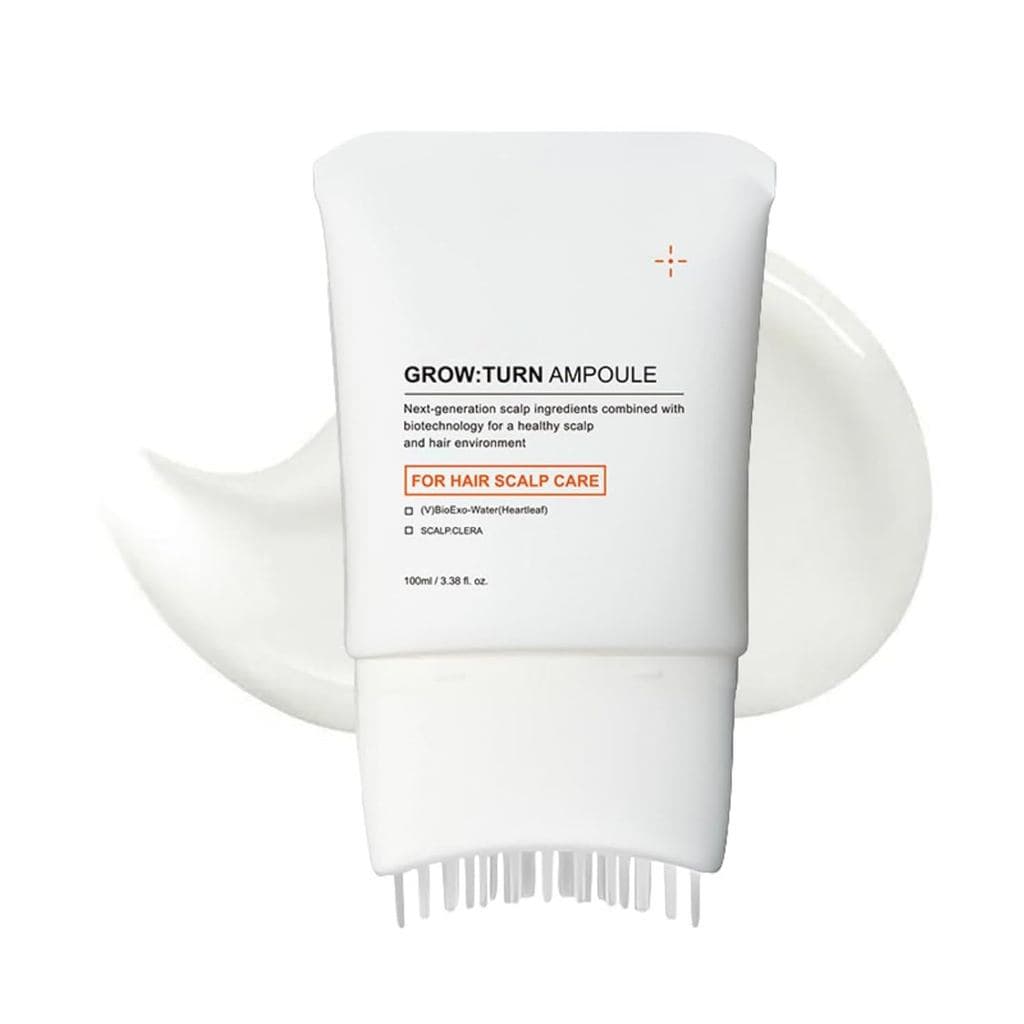 Sérum para Crescimento Capilar Yuki com Escova para Couro Cabeludo Integrada, Exossomos Derivados de Heartleaf, Massagea