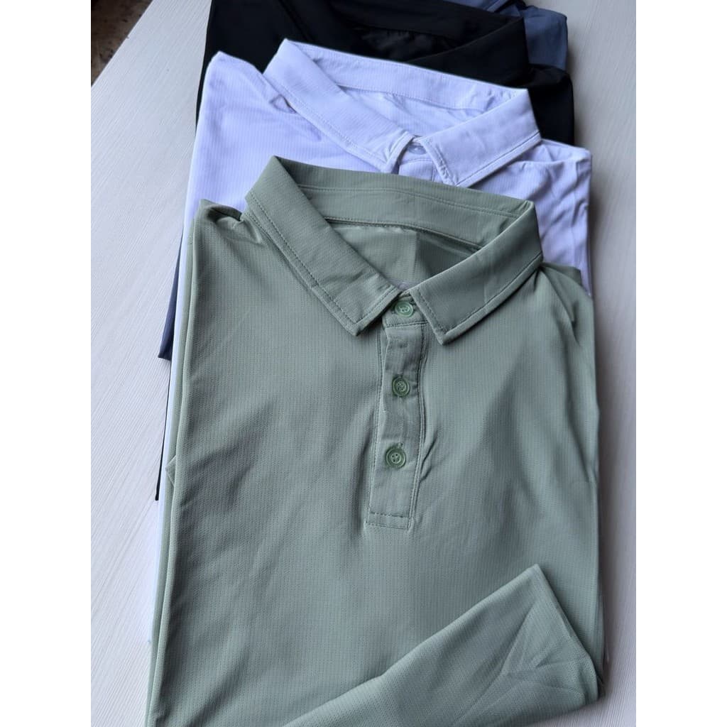 Camisa Polo Masculina Dry Fit Tecido Gelado Academia Esporte Confortável