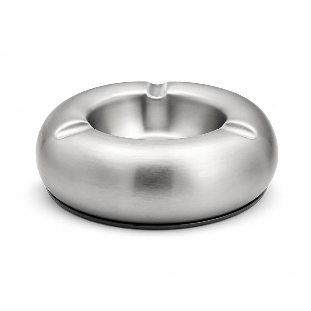 Porta Objetos Aço Inox Redondo 10cm Bandeja Decorativa Mesa Mini Bowl Multiuso Organizador