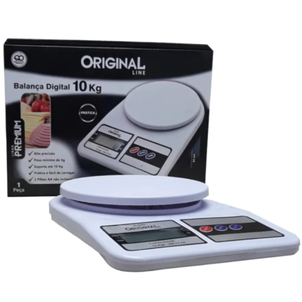 Balança De Cozinha Digital Original Line 10kg