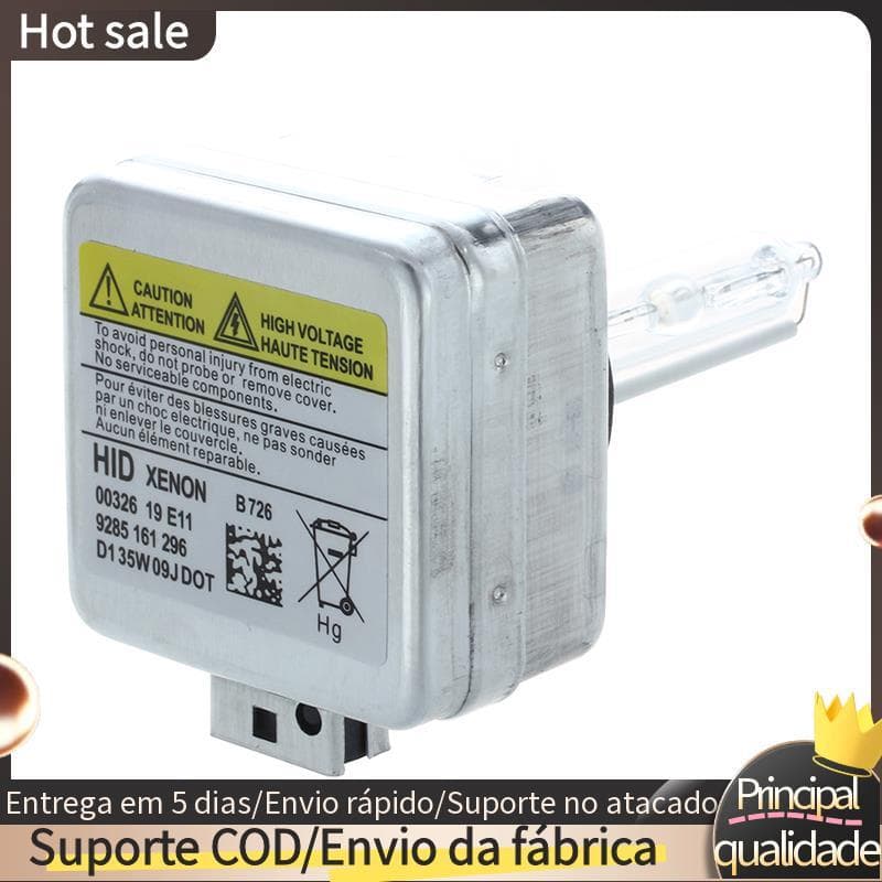 2 x Lâmpada De Farol De Xenônio D1S HID 35W 6000K 12V DC Para Carro