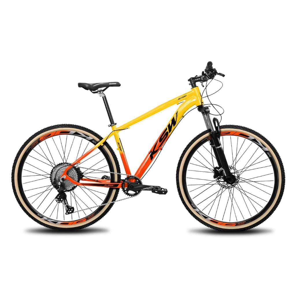 Bicicleta 29 KSW XLT100 12V Freio a Disco Hidraulico Suspensão com Trava Remota