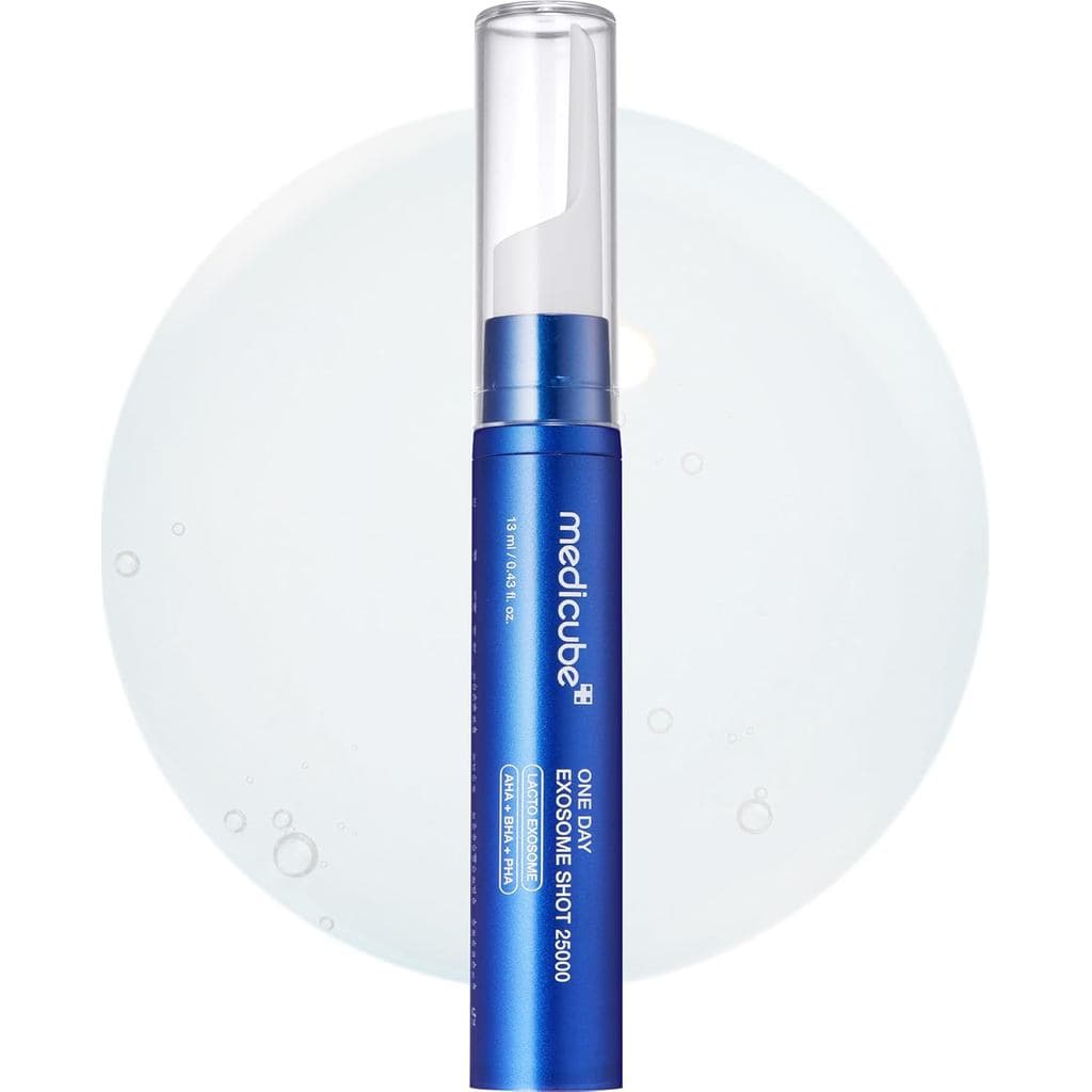 Medicube Exosome Shot Zero 25.000 PPM Sérum Facial com Espículas |   Sérum Potenciador de Pele Líquido |   Exossoma, AHA