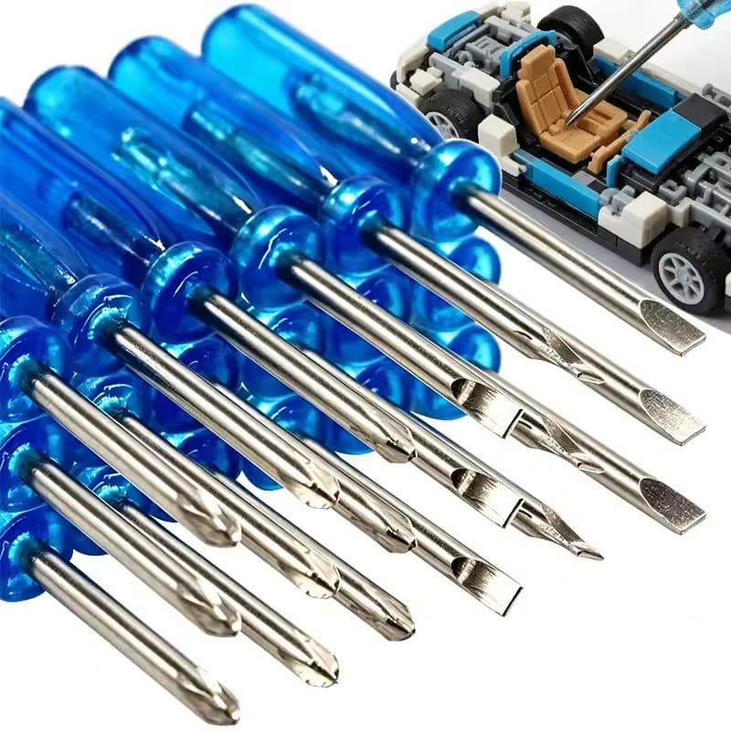 Conjunto De Mini Chave De Fenda Azul 60-24 Unidades-Removedor De Fivela De Pulseira De Relógio-Chaves Com-Ferramentas De