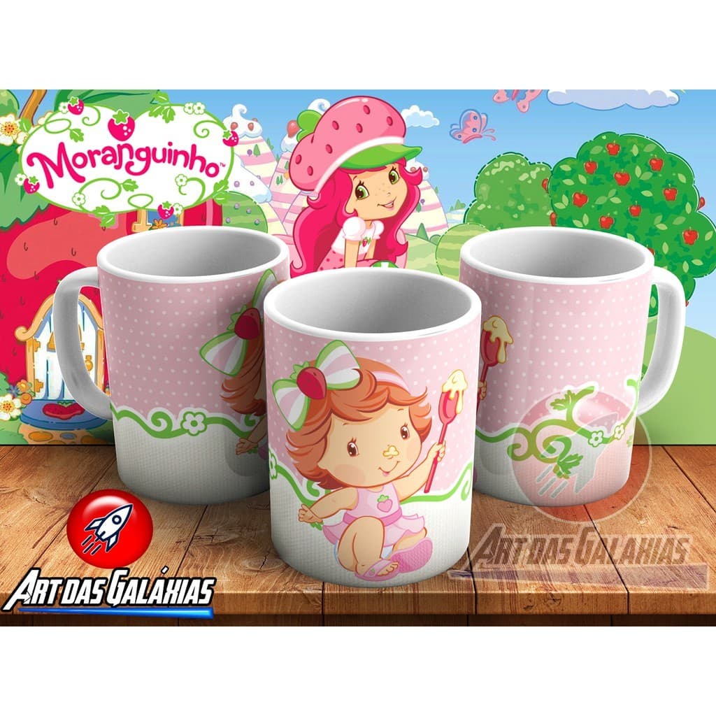 Caneca Cerâmica Moranguinho Modelo 6