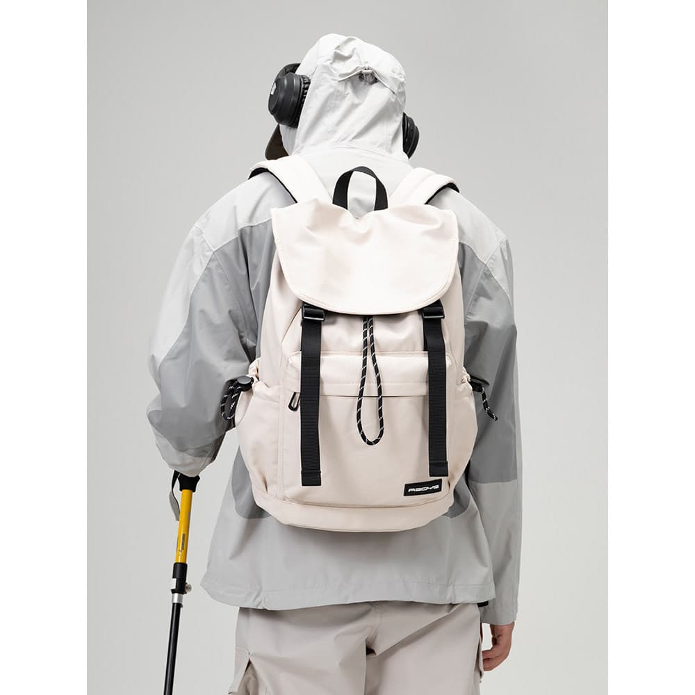 ABOYS mochila de viagem masculina grande capacidade nicho Street Wear estudantes universitários mochila de viagem na mod