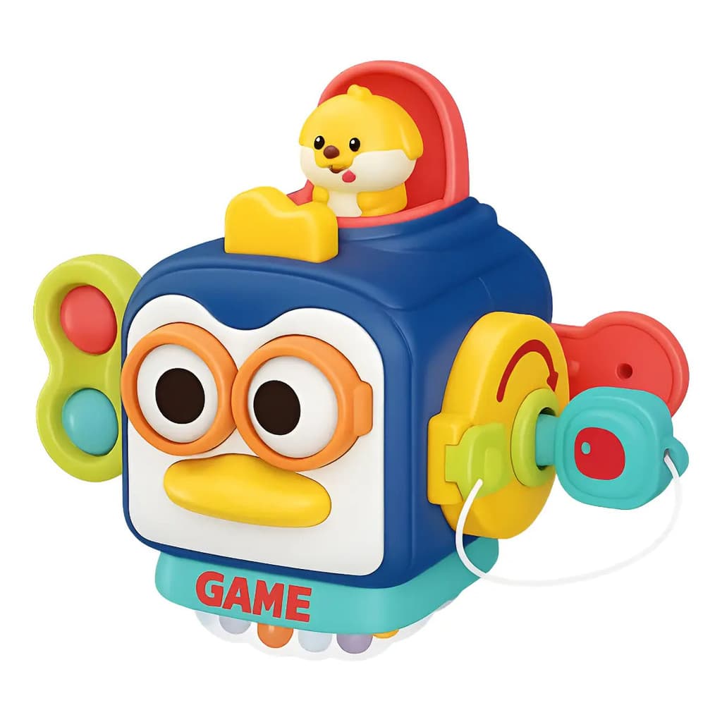 Cubo Mágico Bebê Montessori Educativo Brinquedo Sensorial Infantil