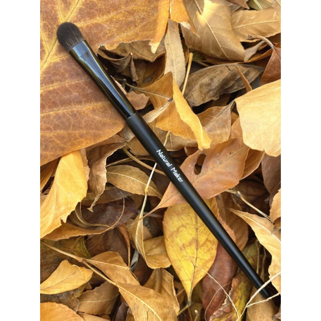 Pincel de maquiagem para os olhos macio, fabricante Natural, sem fiapos, sombra, nariz, destaque, com capa de cabeça de