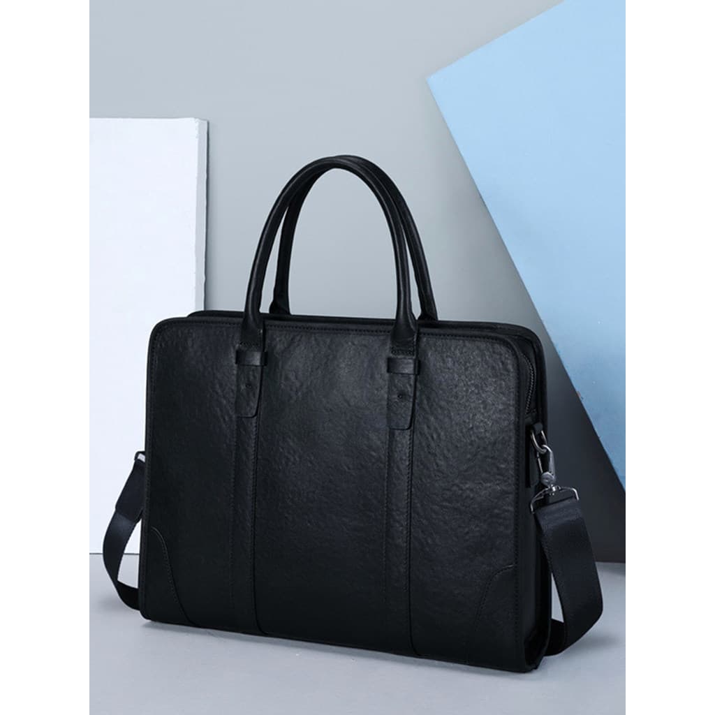 Bolsa de couro masculina australiana, novo estilo, maleta de negócios, primeira camada, bolsa mensageiro, bolsa de compu