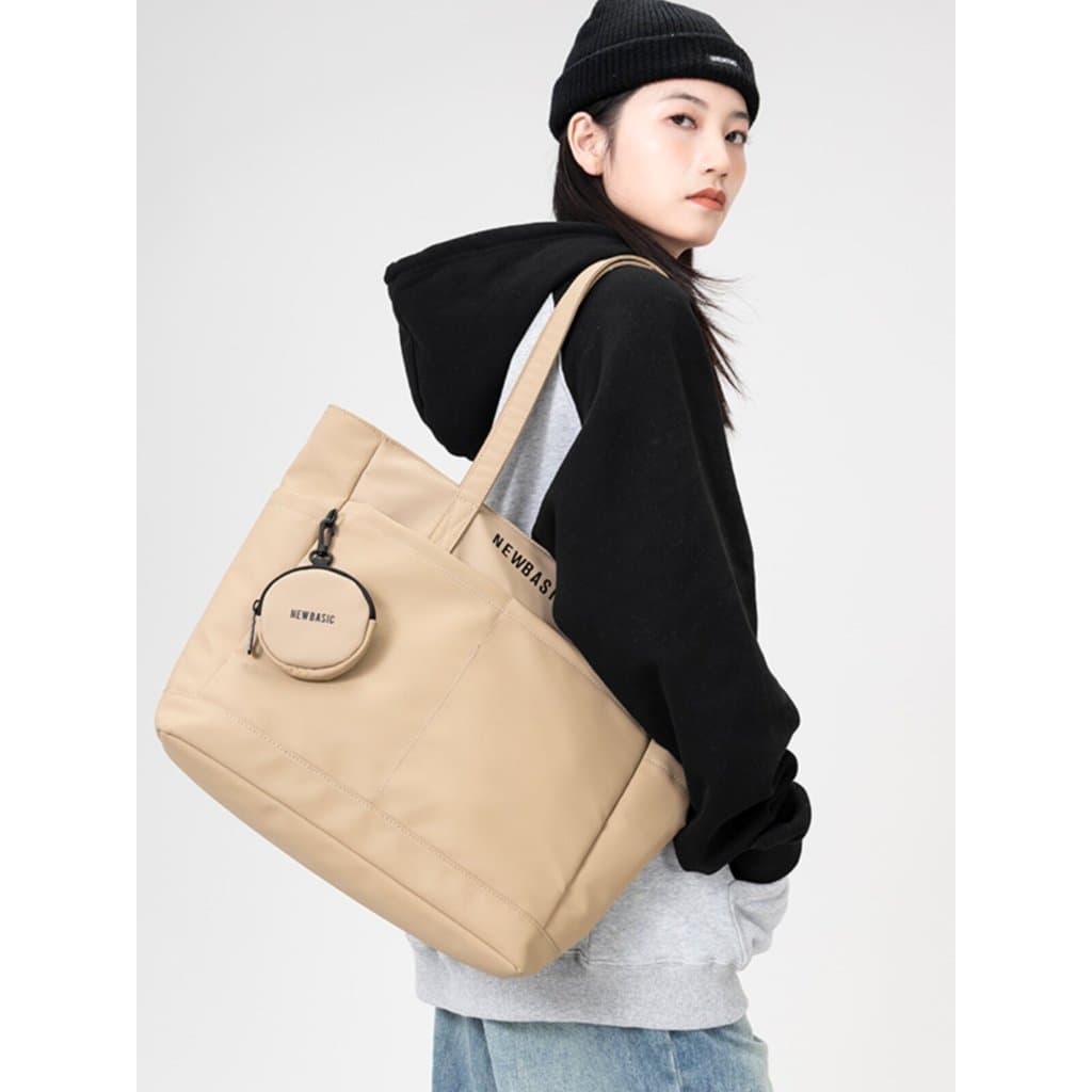 ABOYS grande bolsa Tote feminina grande capacidade universidade classe Commuter saco portátil Multi-compartimento bolsa