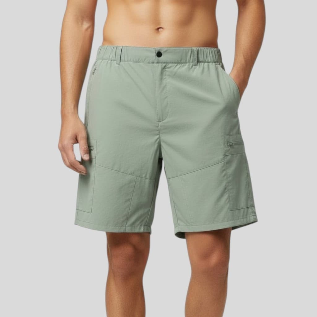 Bermuda Importada Masculina Bolso Cargo Moderna Esportiva Comfort Tech