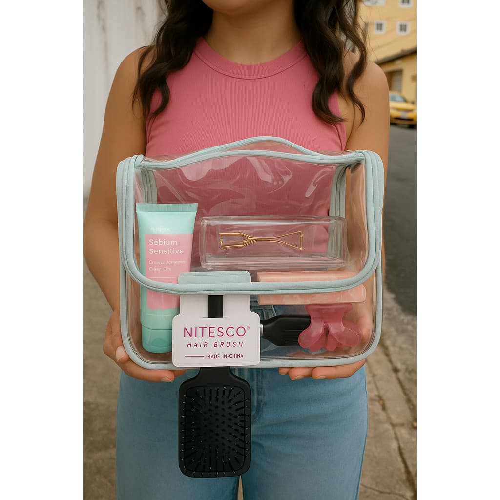 Necessaire Completa Com Produtos Essenciais Para O Dia A Dia