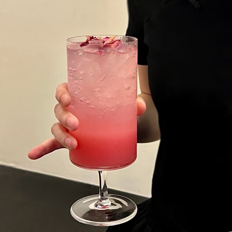 Ins estilo copo de suco reto copo de vidro café leite chá bebida fria copo Cocktail bebida copo de água