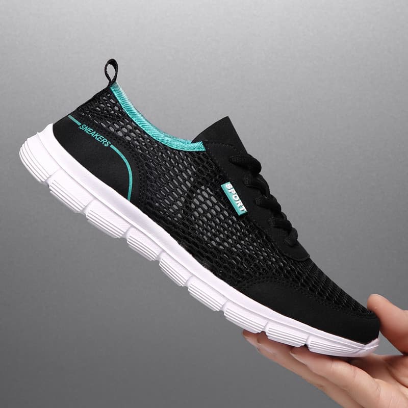 Sandálias masculinas estilo esportivo tamanho grande 47 verão respirável oco oco sapatos 48 homens ao ar livre sapatos c