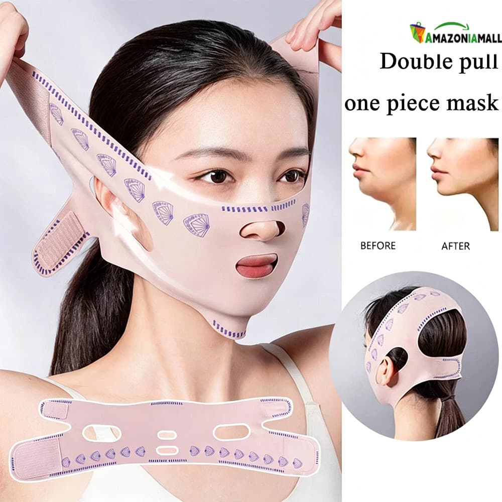 Bandagem Confortável para Acomodação do Contorno Facial