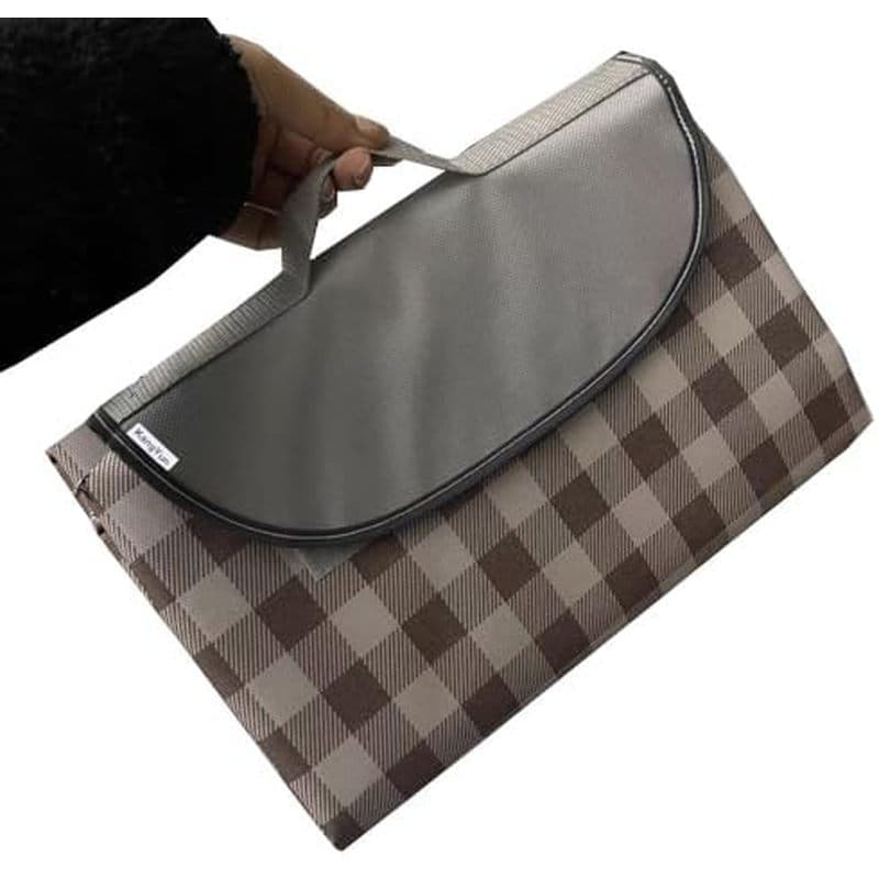 Cobertor De Praia Para Piquenique PUPOPIK , Tapete De 80 X 60 Pol . À Prova D'água Dobrável Familiar , Cobertores Grande
