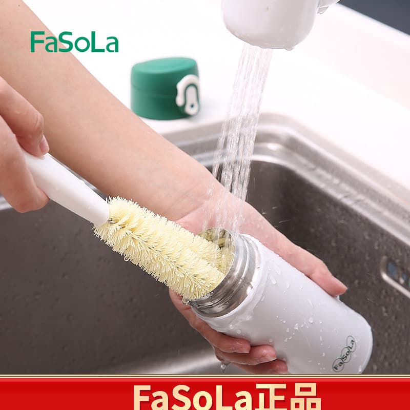 Fa So La copo de cozinha limpeza copo escova de lavagem copo de água escova de chá escova de limpeza garrafa de leite es