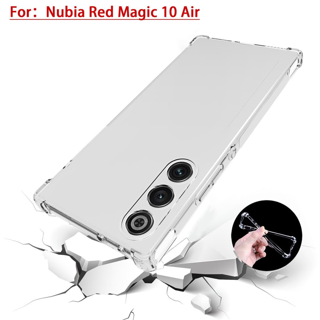 Capa Macia De TPU Anti-Choque Para Nubia Red Magic 10 Air 10 Pro + Traseira