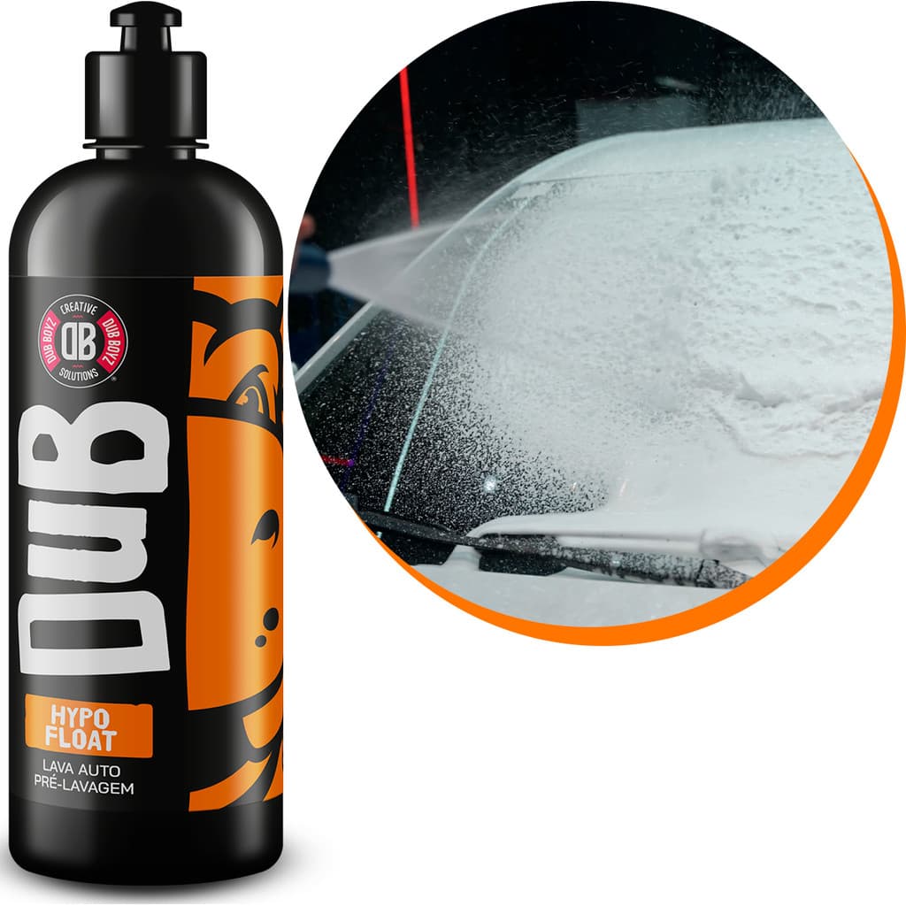 Hypo Float 500ml Shampoo Automotivo Pré Lavagem Alcalino Espuma Carro Moto Lava Auto pH9 Dub Boyz