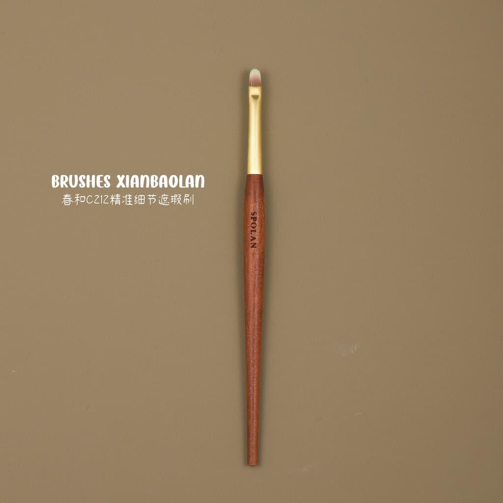 Senbaolan Chunhe C212 Detalhe Pincel Corretivo de Língua Cabeça Plana Rasgo Groove Marcas de Acne Manchas Finas Linhas N