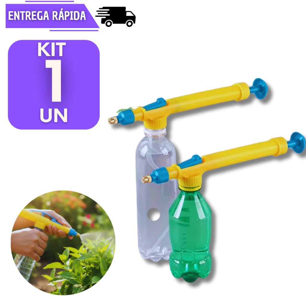 1 Pulverizadores Manual Multiuso Praticidade Casa Jardim Borrifador Limpeza Jato Pressão Pulverizador Regar