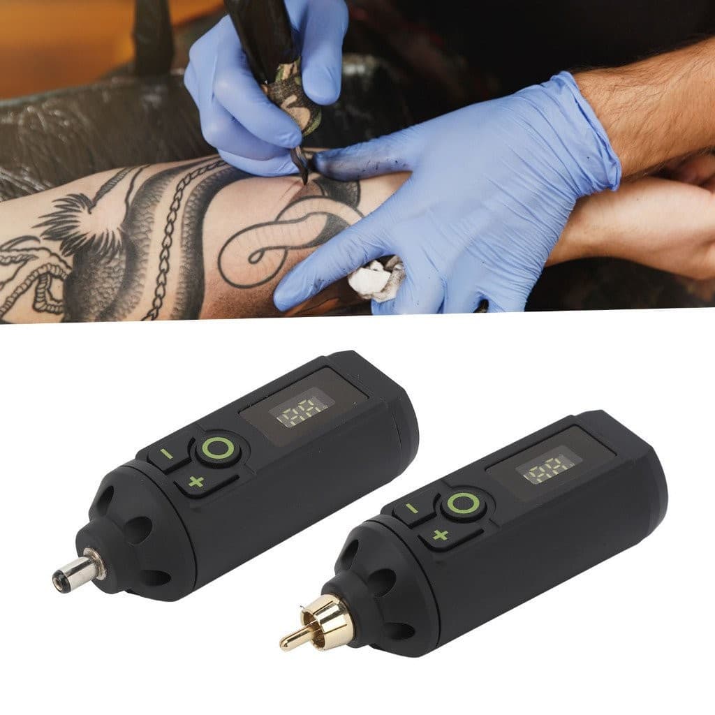 Bateria Sem Fio Para Máquina De Tatuagem Tipo C Fonte De Alimentação Com Display LCD Digital Salão De Beleza