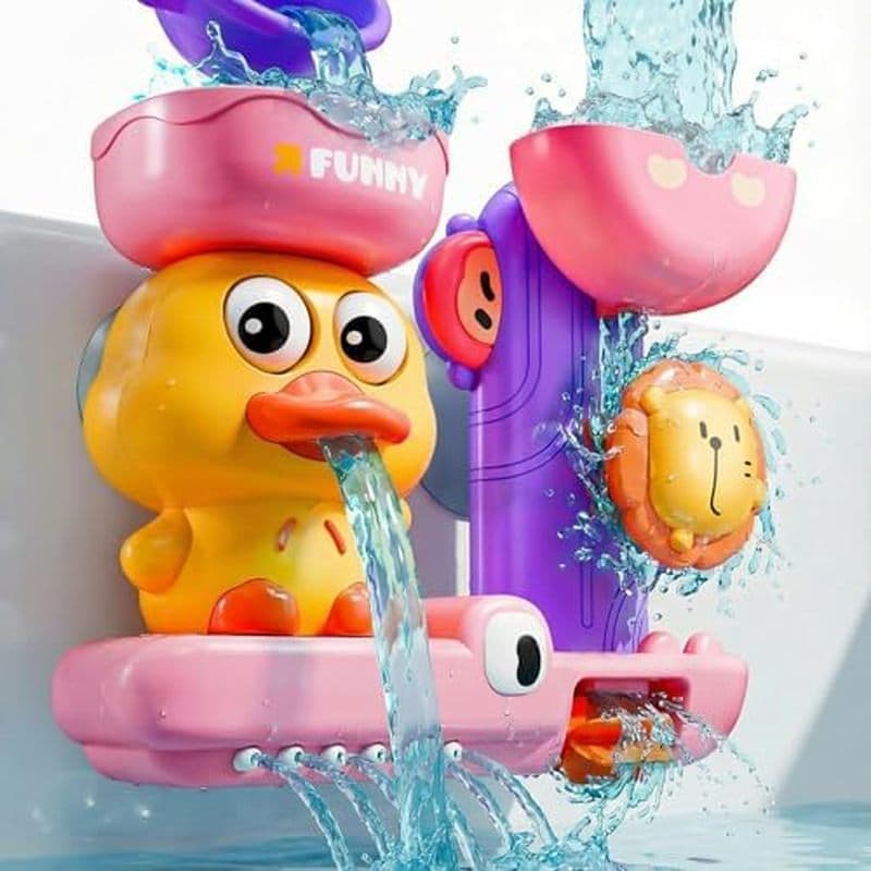 Brinquedos De Banho Para Crianças De 1 A 3 Anos : Presentes De Meninas-Brinquedo De Banheira Rosa 2 4 Ou Mais-Bebês De 1