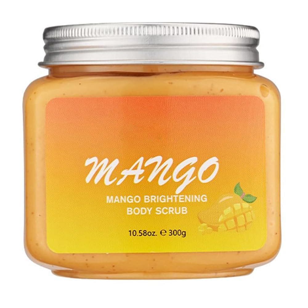 Esfoliante Corporal Mango, Esfoliante para Corpo, Rosto, Mãos e Pés para Remover Peles Mortas, Limpeza Profunda e Nutriç