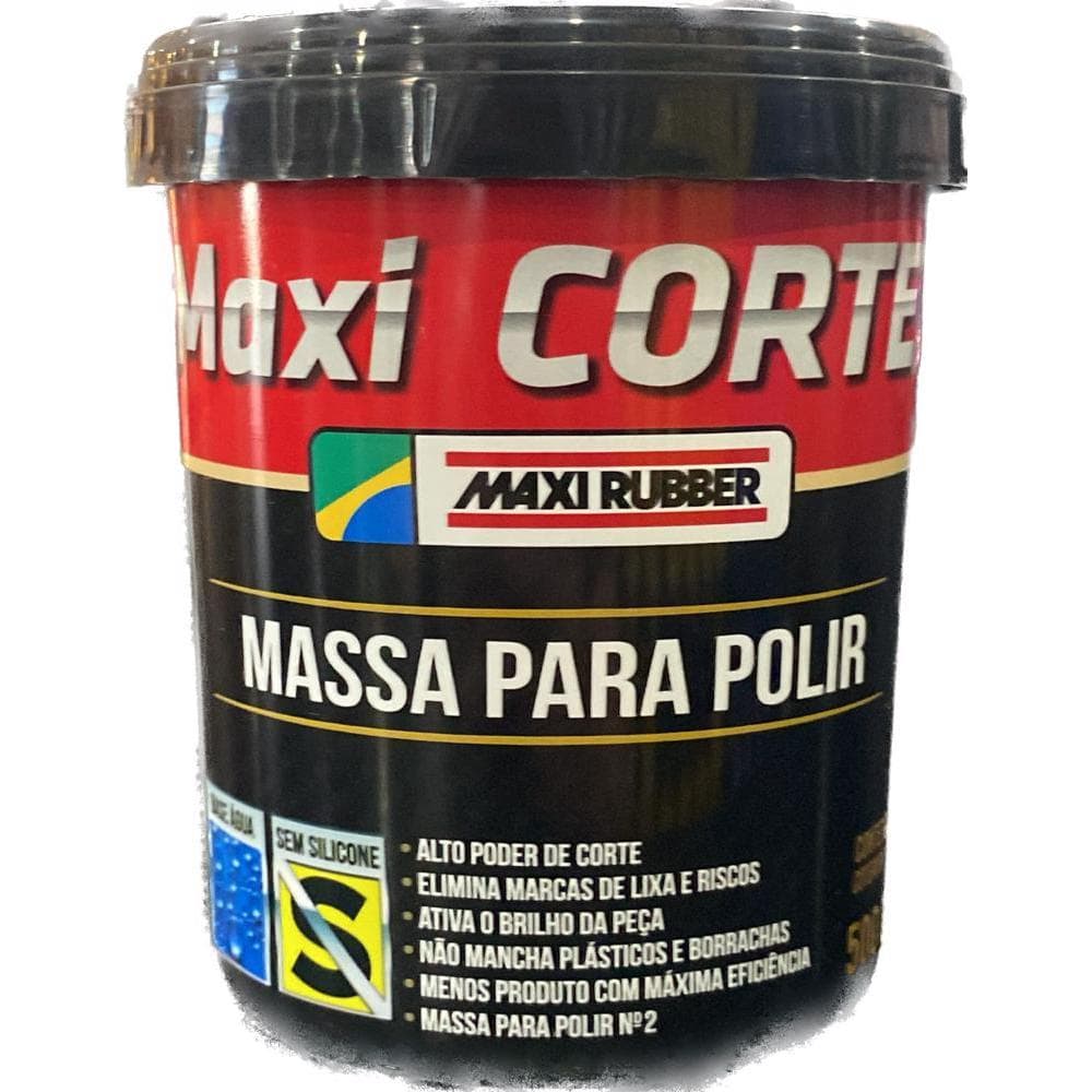 MAXI CORTE MASSA DE POLIR 500GR AUTOMOTIVA