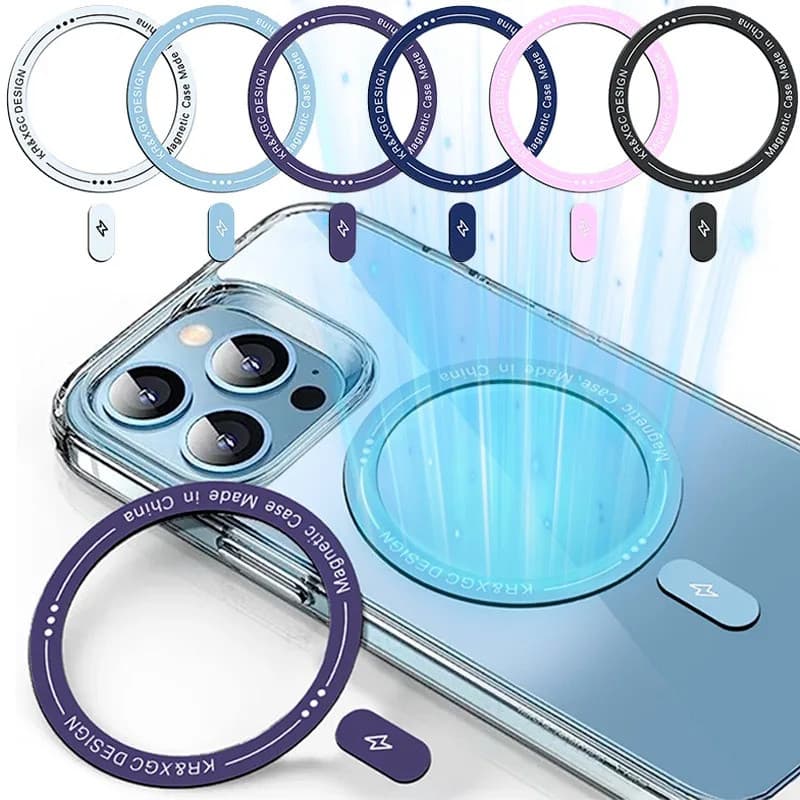 [Preço De Atacado] Anéis Adesivos De Placa De Metal Carregador Sem Fio Universal Magnéticos Para Suporte De Celular De C