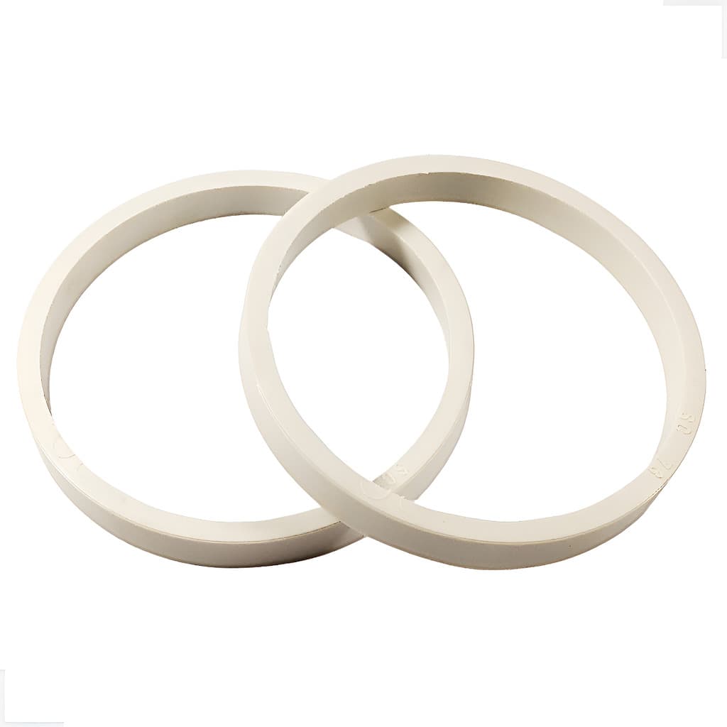 Anel Centralizador Roda Branco Peugeot Citroen Ext 73,00mm Branco