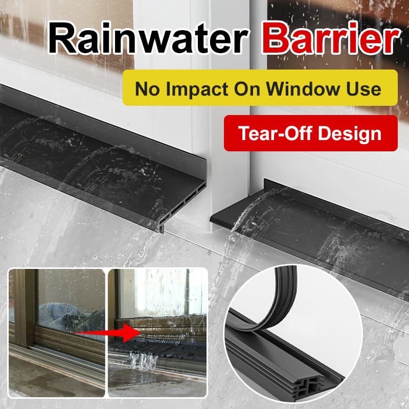 Defletor Impermeável Para Janela Deslizante Externa Com Proteção Contra Chuva