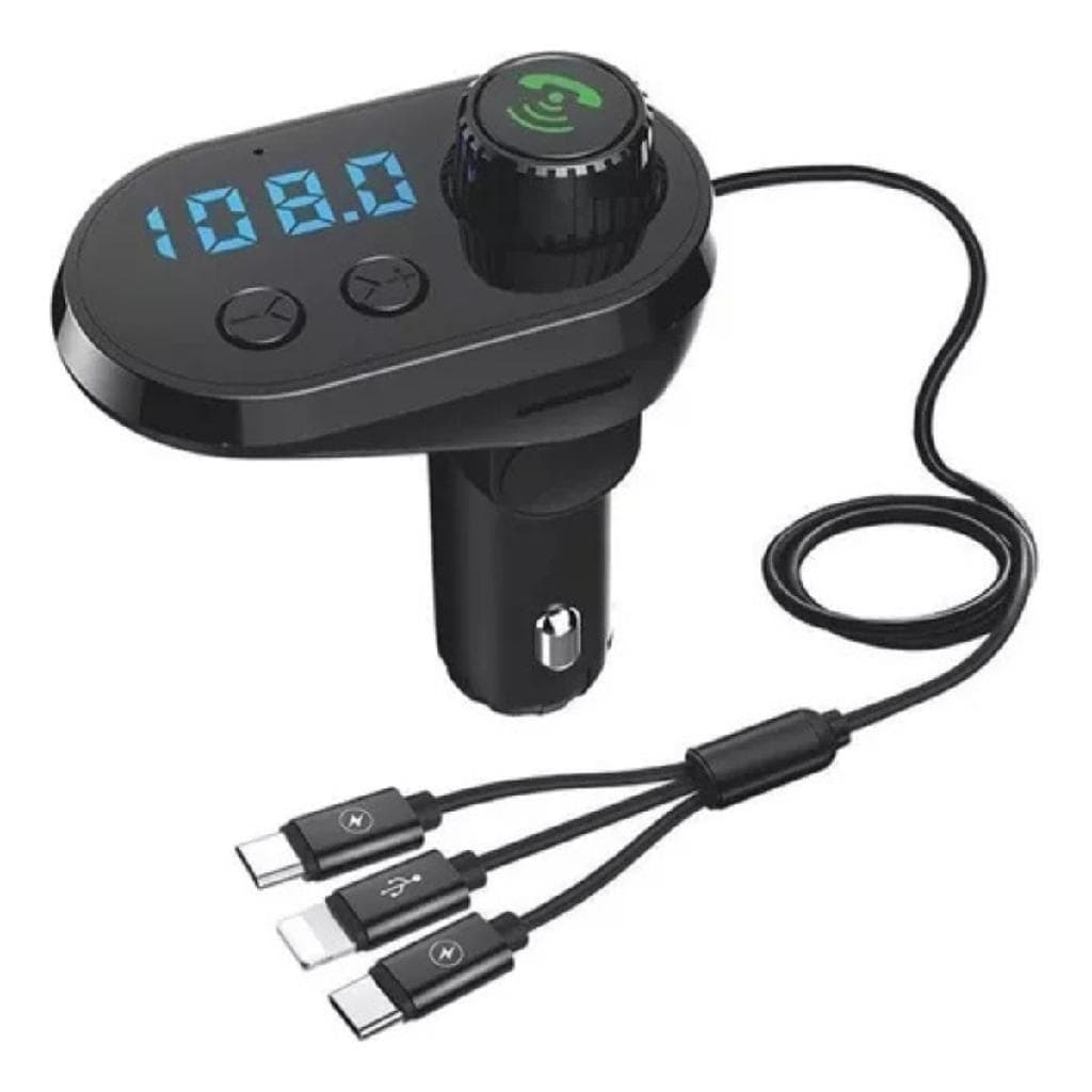 Transmissor Fm Mt C Carregador Veicular Usb Qtfmbt16n Quanta