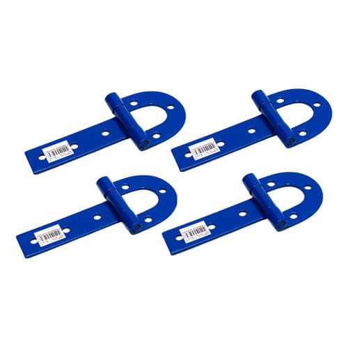 4 Dobradiça Porteira Portão 170mm No 1 Aço Carbono Ferradura