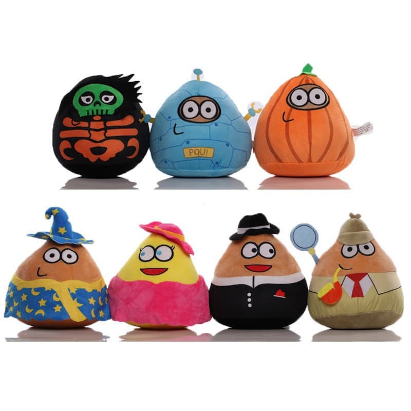 Novo 16-22cm Jogo Quente Meu Animal De Estimação Alienígena Pou Brinquedo De Pelúcia Furdiburb Emoção Plushie Boneca Ani