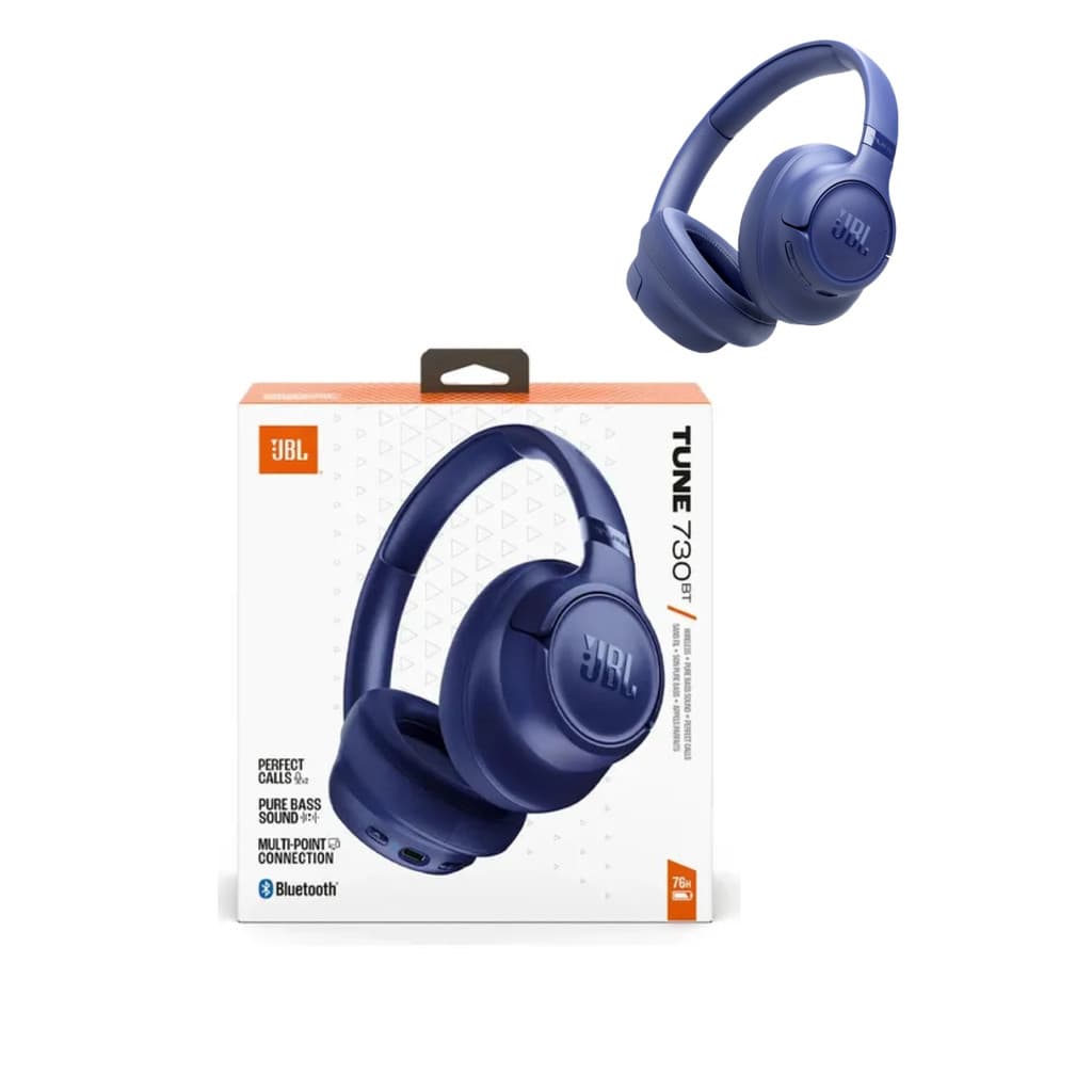 Fone De Ouvido Sem Fio Jbl Tune 730bt Bluetooth Azul