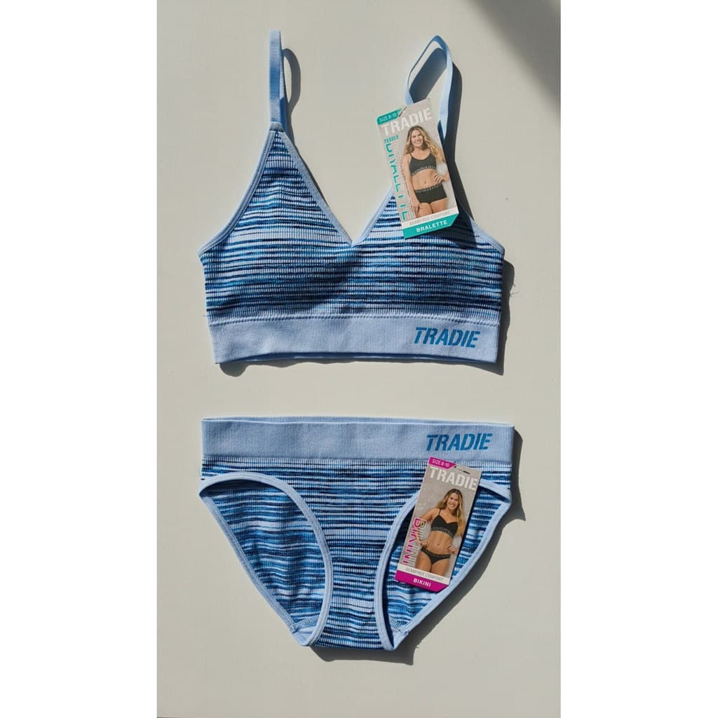 Americano único Cross-Border feminino sem costura copo de uma peça sutiã esportivo conjunto de roupa interior diária de