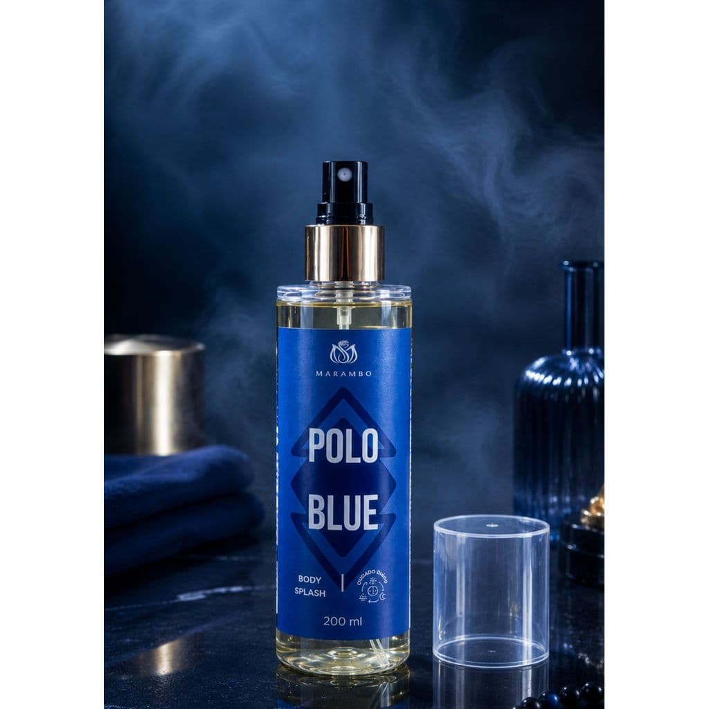 Body Splash 200ml  Polo Blue – Aroma Inspirado no Perfume