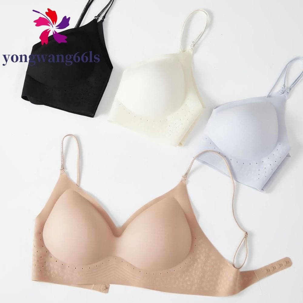 Sutiã Push Up Invisível YONGWANG , Multidirecional Sem Costura Fio Em V Profundo , Suporte Respirável Costas