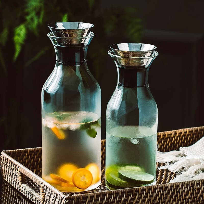 Conjunto de chaleira fria, resistente ao calor, vidro de alta temperatura, chaleira dinamarca SOLO, suco, chaleira fria,