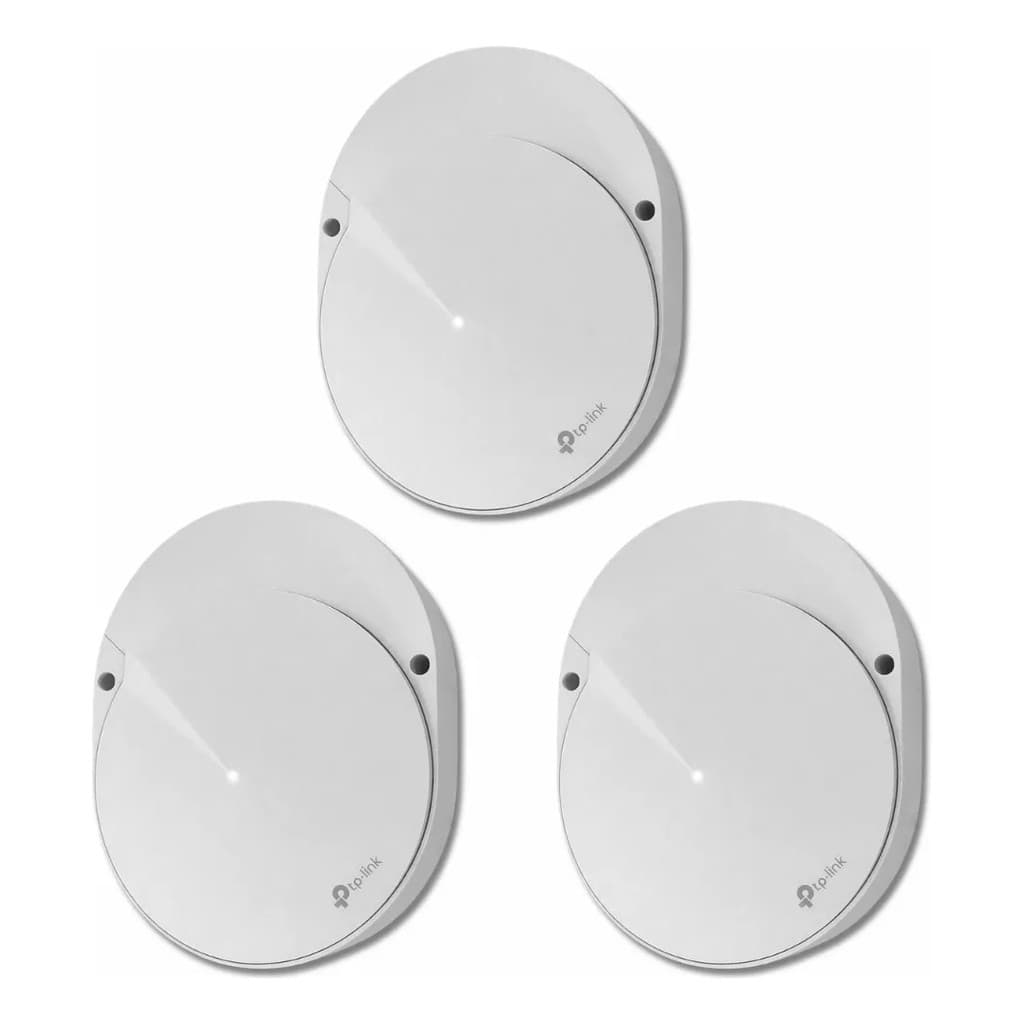 Kit 3 Suportes para TP-Link Deco M5 Fixação em Parede ou Teto Branco