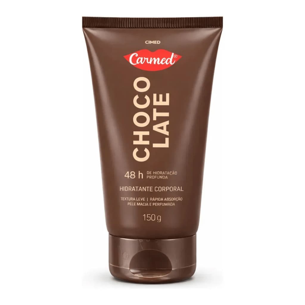 Chocolate Carmed Hidratante Corporal 48h de Nutrição Profunda Cimed Em 150 Gramas