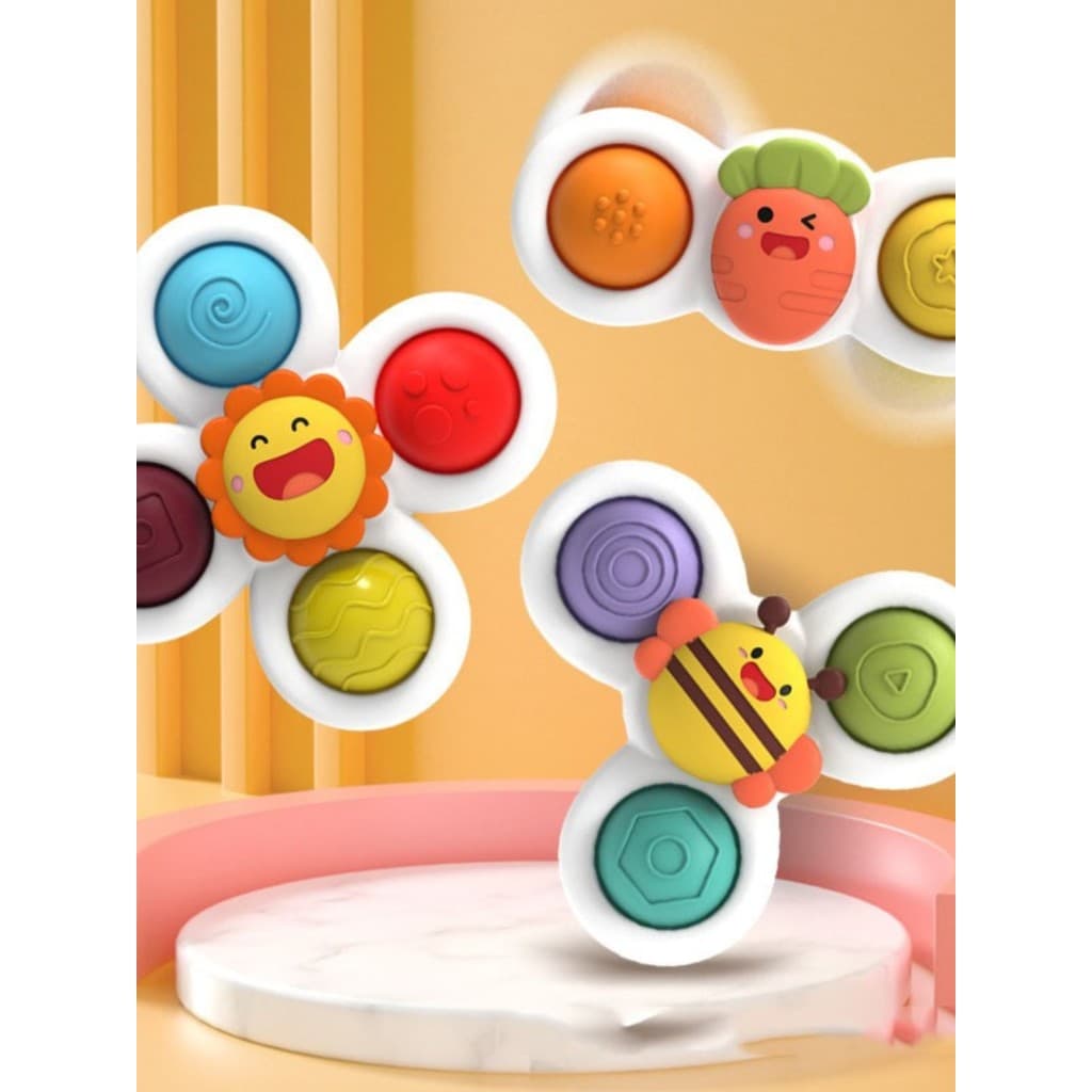 Bebê otário girando diversão crianças jogando brinquedos de água educacional bebê mordedor mão chocalho girando flor Fid