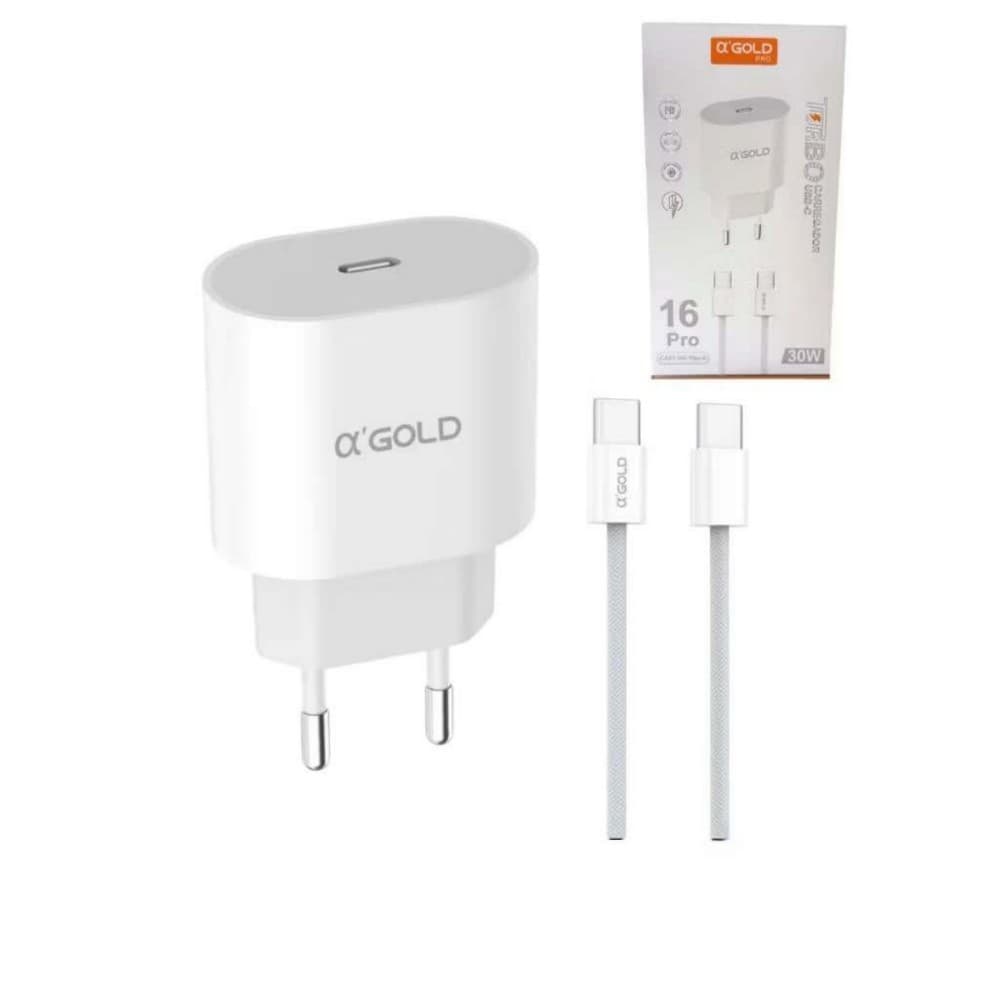 Carregador Tipo-C de Carregamento Turbo 30w Fonte 3A Torre Carregar Celular Portátil