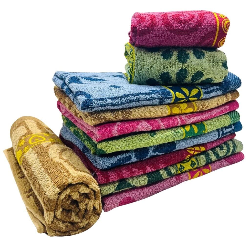 Toalha grande IDee Home 140×70 cm, felpuda, bordado de qualidade, várias cores.-IDee Home